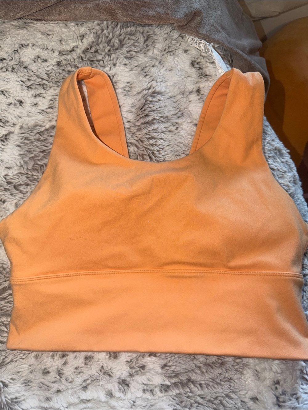 Peach Orange Sports Bra